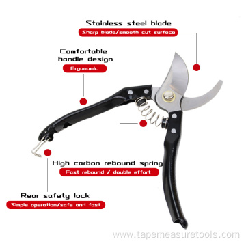 SK5 Red black silver gold handle Pruning scissors